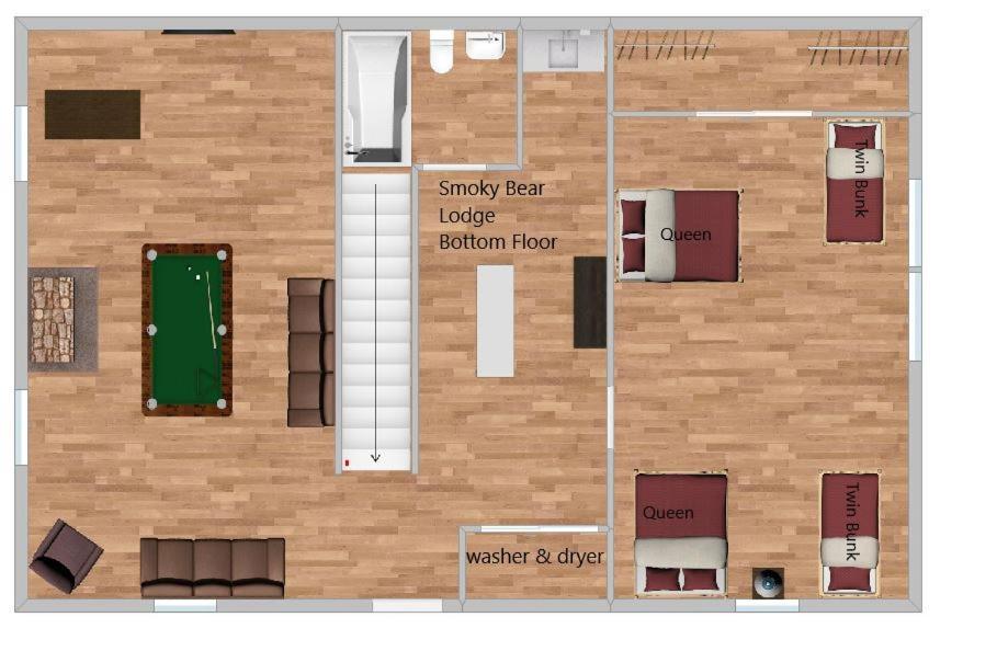 Smoky Bear Lodge With Guest House, Hot Tub, 1089 Free Tickets Each Paid Day, Dollywood And More Sevierville Eksteriør bilde
